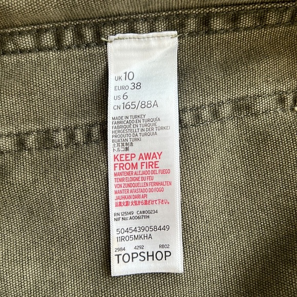 Topshop Camo Shirt Jacket - Picture 4 of 6